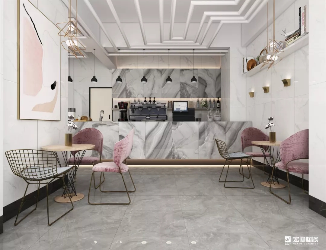 尊龙凯时官网版登录餐厅森系瓷砖效果图