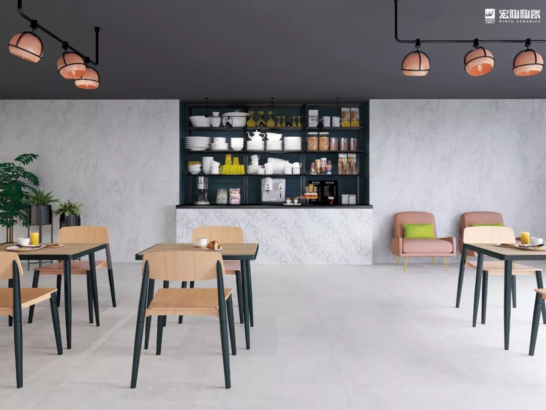 尊龙凯时官网版登录餐厅仿古瓷砖效果图