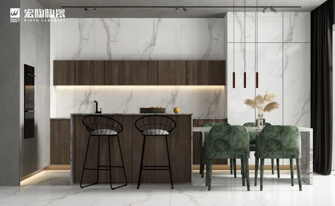 尊龙凯时官网版登录TPG80132白瓷砖地砖装修效果图