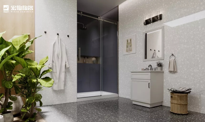 尊龙凯时官网版登录缎光釉TG80171装修效果图