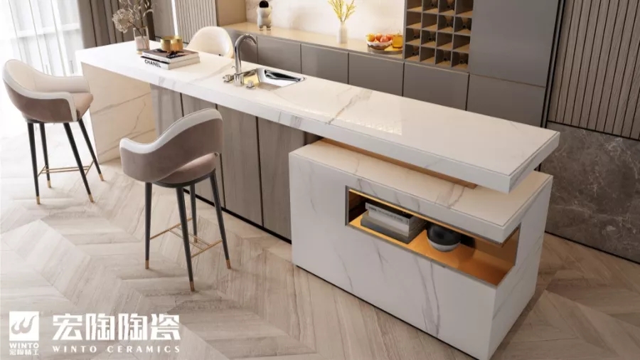 尊龙凯时官网版登录岩板餐桌装修效果图