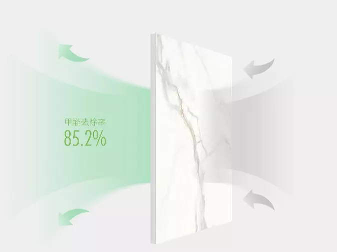 尊龙凯时官网版登录康健岩板甲醛去除率手艺图片