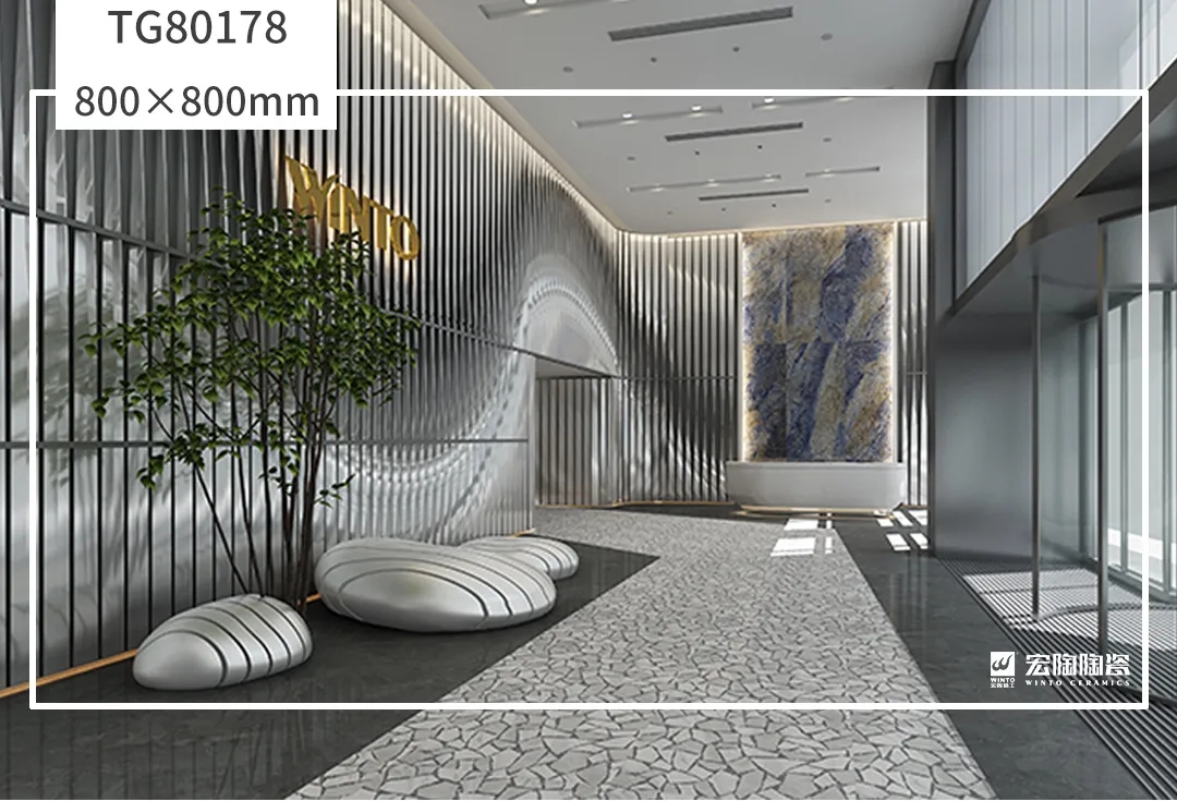 尊龙凯时官网版登录800×800mm水磨石系列瓷砖地砖装修效果图