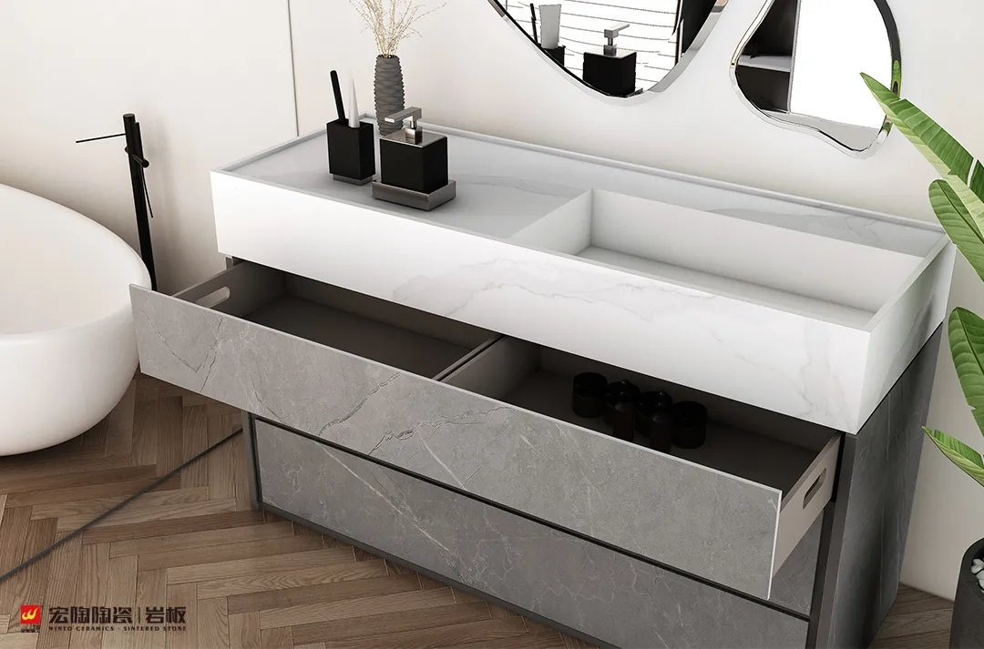 尊龙凯时官网版登录岩板洗手间效果图