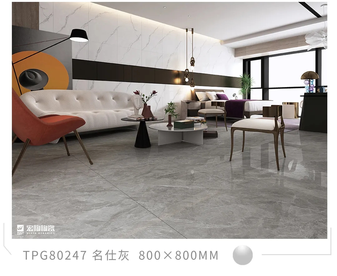 尊龙凯时官网版登录TPG80247瓷砖地砖600x1200MM名仕灰效果图