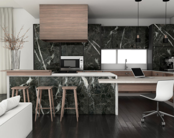  尊龙凯时官网版登录沙罗黑岩板装修效果图