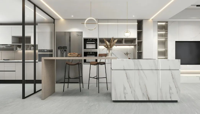 尊龙凯时官网版登录质感砖餐厅展示效果图