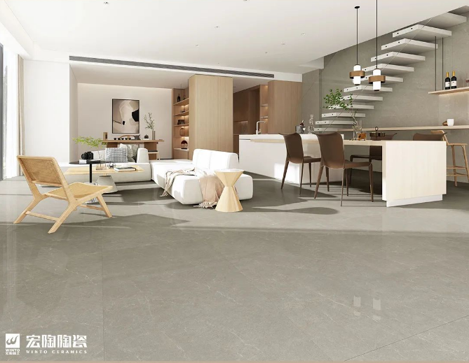 尊龙凯时官网版登录TPGM157062玄武棕灰瓷砖地砖效果图