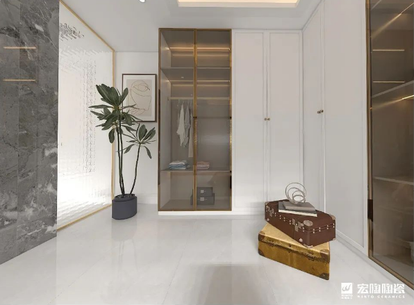 尊龙凯时官网版登录地砖TPJ157014层影灰足影灰衣帽间效果图